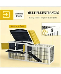 Aostirmotor Secure Outdoor Cat Hutch