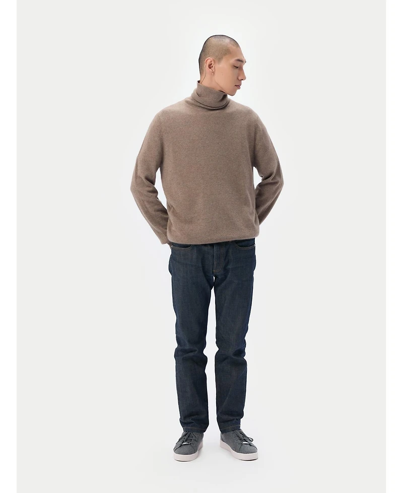 Gobi Cashmere Men's Timeless Turtleneck Sweater