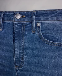 Bcbg Women's High-Rise Wide-Leg Embellished Jeans