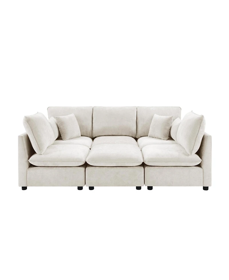 Streamdale Furniture Modern U-shaped with Ottoman