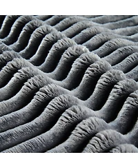 Streamdale Furniture Double-seater Corduroy Sofa, Dark Gray