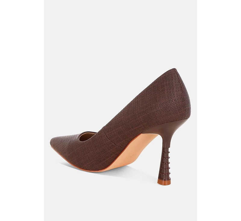 London Rag Womens Zuzana Pointy Toe Pumps