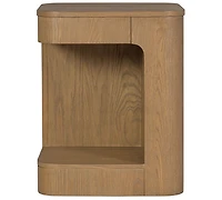 Nordic 18" Wood Chairside Table