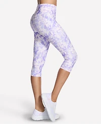 Skechers Women's Go Walk Printed High-Waist Capri