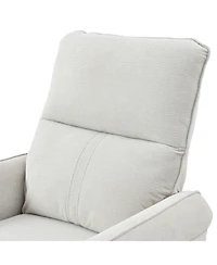 Clihome 270° Power Swivel Rocker Recliner Chair for Adults, Swivel Rocking Recliner Chair for Living Room, Bedroom,Rv