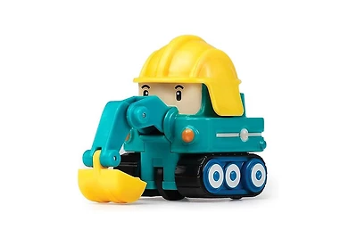 Robocar Poli Die-Cast Excavator Construction Toy