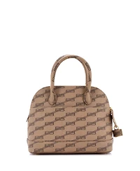 Pre-Owned Balenciaga Small Ville Bag Bb Monogram Coated Canvas