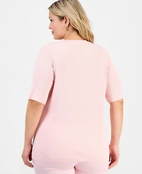 Jones New York Women's Sutton Ribbed Top