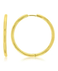 Roxy Waterproof Yellow 34mm Hoop Earrings