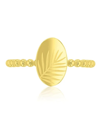 Roxy Waterproof Yellow Leaves Beads Ring