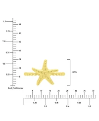 Roxy Waterproof Yellow Star Fish Beads Ring