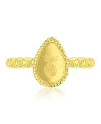 Roxy Waterproof Yellow Pineapple Beads Ring