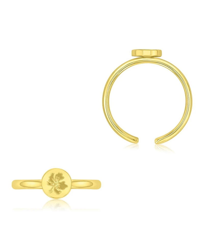 Roxy Waterproof Yellow Hibiscus Toe Ring