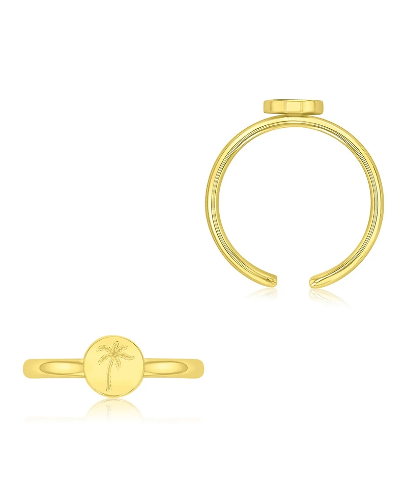 Roxy Waterproof Yellow Palm Tree Toe Ring