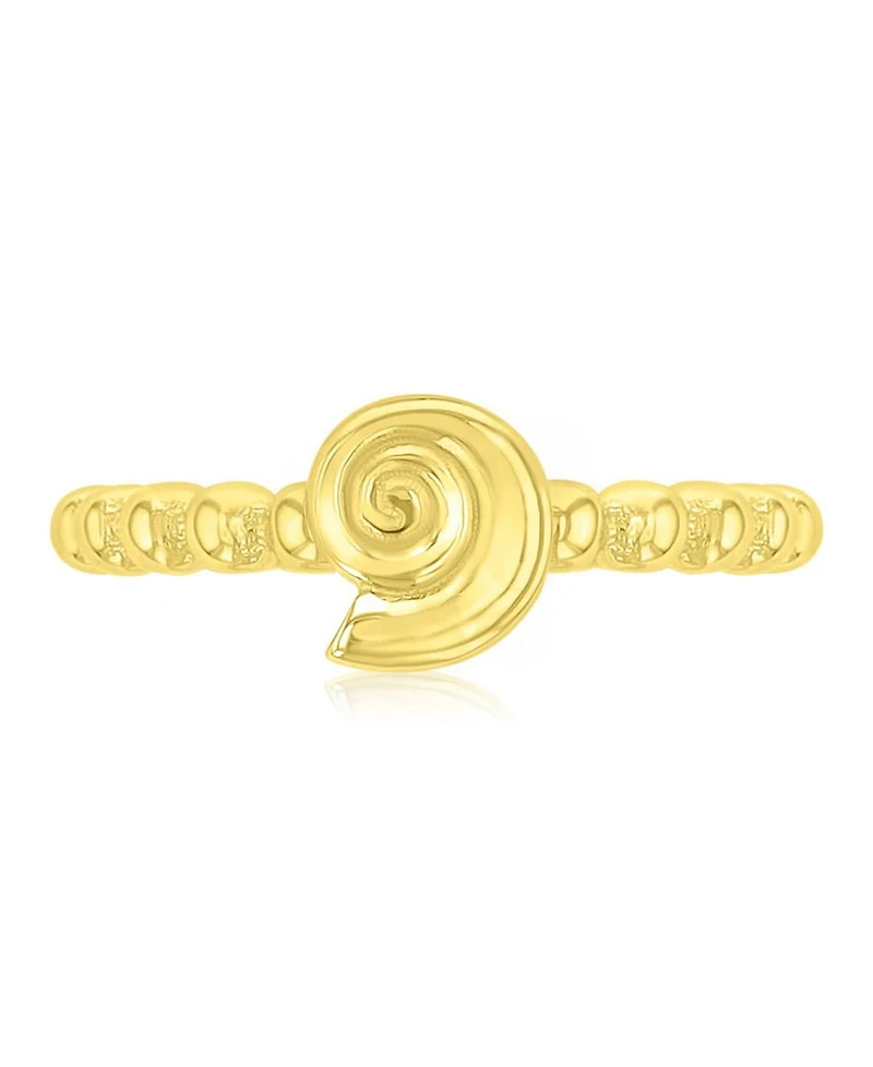 Roxy Waterproof Yellow Conch Beads Ring