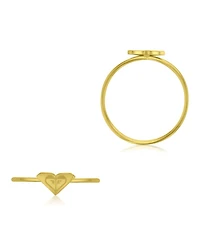 Roxy Waterproof Yellow Triangular Heart Ring