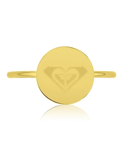 Roxy Waterproof Yellow Triangular Heart Ring