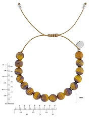 Roxy Waterproof Tiger Eye Adujustable Bracelet