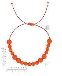 Roxy Waterproof Carnelian Adujustable Bracelet
