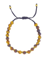 Roxy Waterproof Yellow Yellow Tiger Eye Adjustable Bracelet