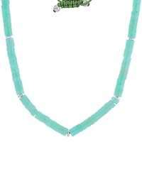 Roxy Waterproof Yellow Beads Green Aventurine Adjustable Necklace