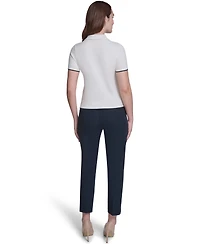 Tommy Hilfiger Women's Collared Tipped Polo Sweater
