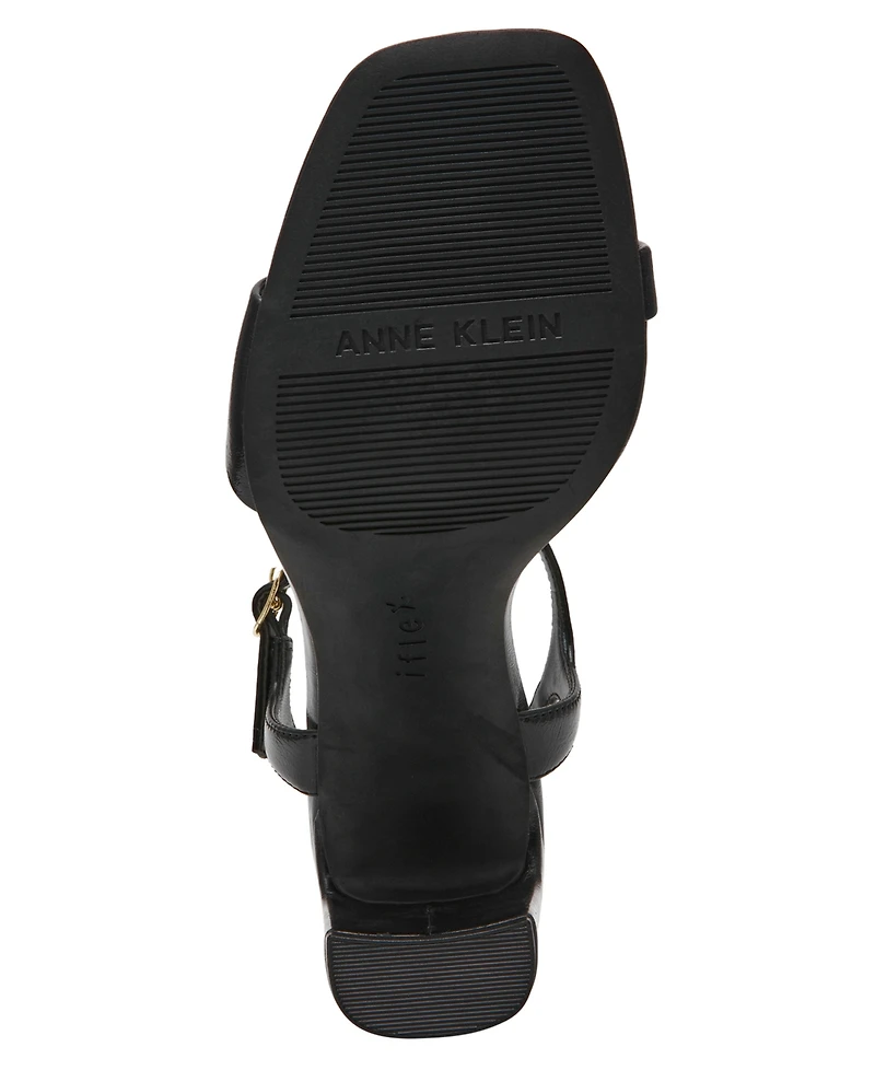 Anne Klein Women's Beata Square Toe Dress Sandals