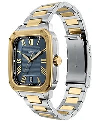 Fossil Men's Crosby Three-Hand Date Two-Tone Stainless Steel Watch, 42mm