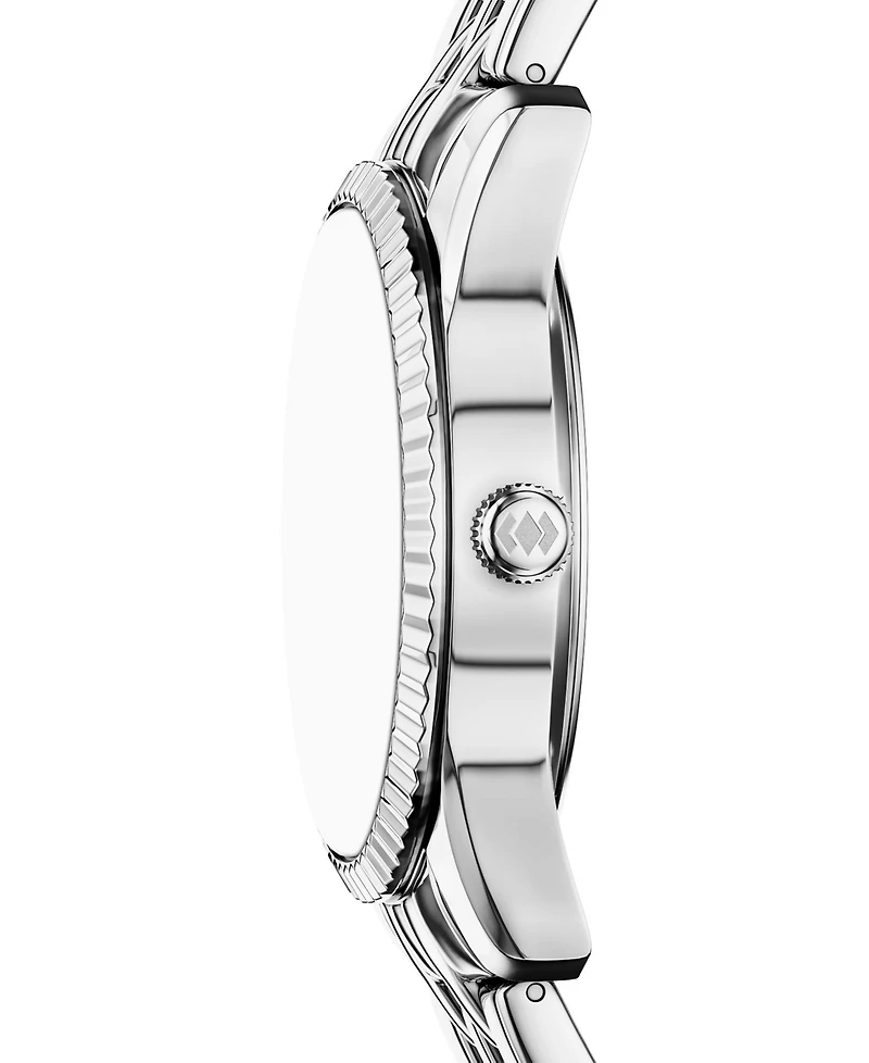 Fossil Women's Scarlette Three-Hand Day-Date Stainless Steel Watch, 34mm