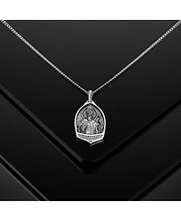 Vincero Men's St. Patrick Pendant – 21" Silver Chain