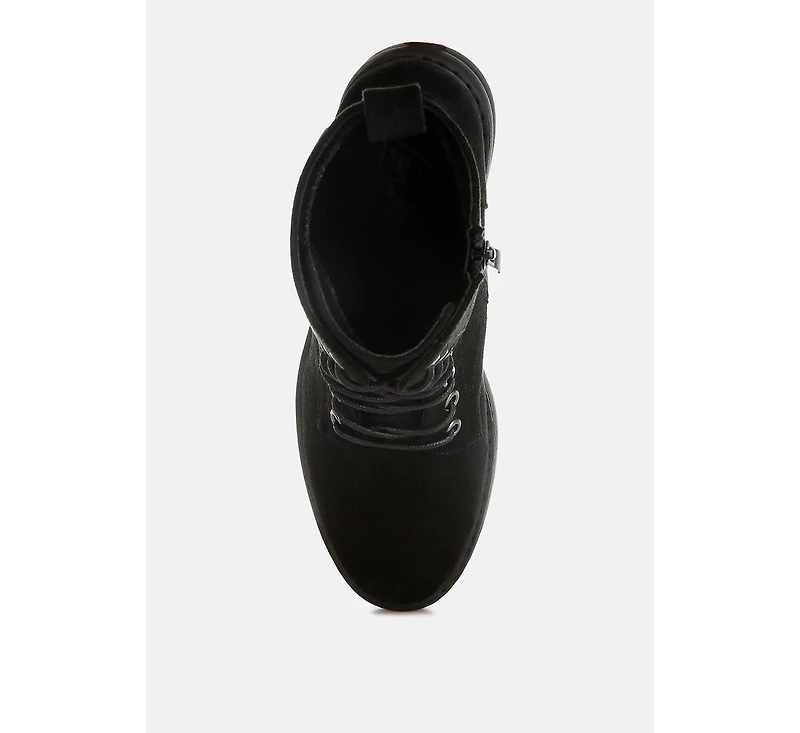 London Rag Azalea Lace Up High Ankle Boots