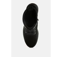 London Rag Azalea Lace Up High Ankle Boots