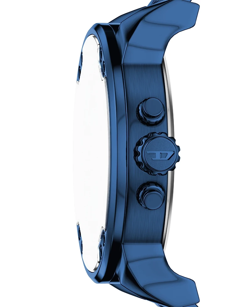Diesel Men's Mr. Daddy 2.0 Quartz Multifunction Blue Stainless Steel Watch, 57mm