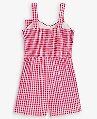 Speechless Girls' 7-16 Square Neck Romper Dress