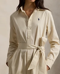 Polo Ralph Lauren Women's Long-Sleeve Collared Shirt Dress