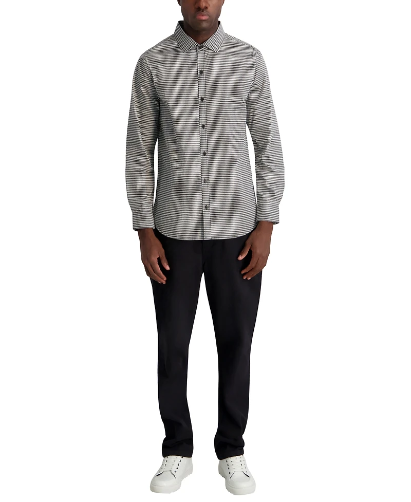 Karl Lagerfeld Paris Men's Core Long-Sleeve Button-Down Shirt