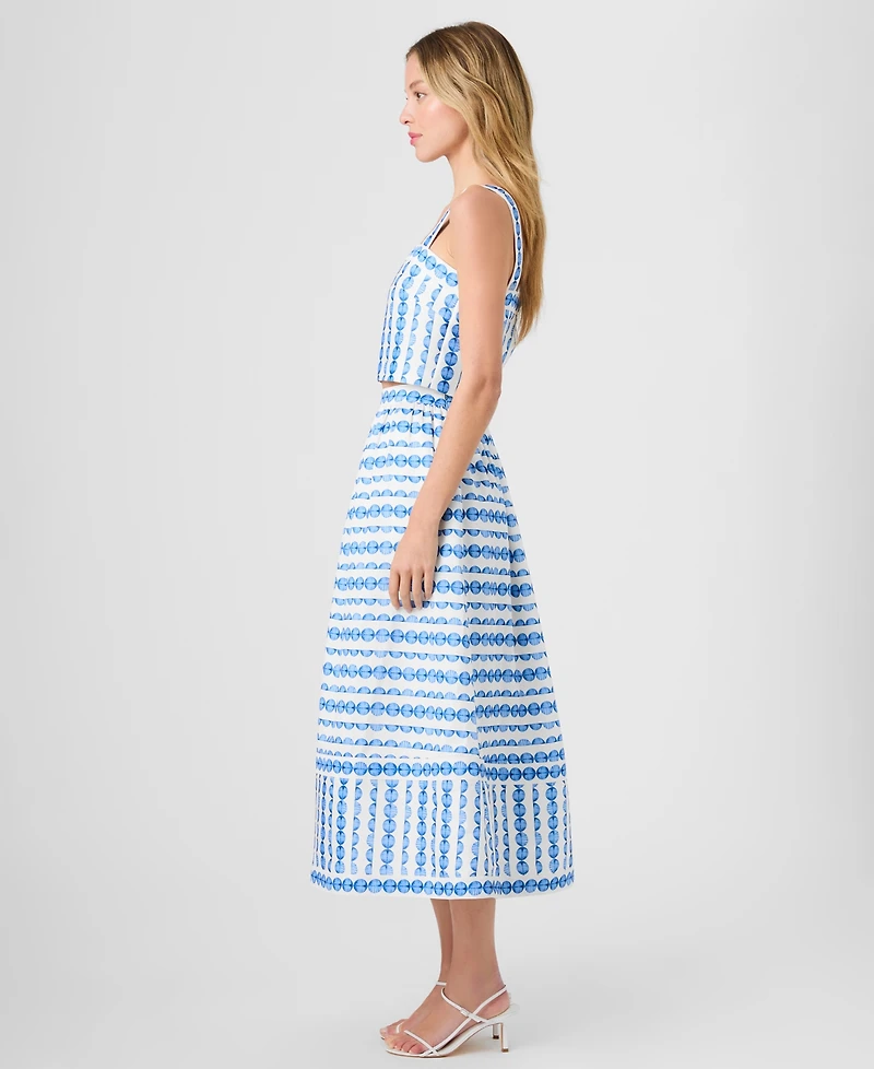 French Connection Women's Structured Sleeveless Taffeta Top