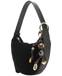 Arezzo Simone Medium Suede Shoulder Handbag