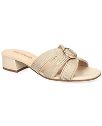 Easy Street Women's Onyx Block Heel Slide Sandals