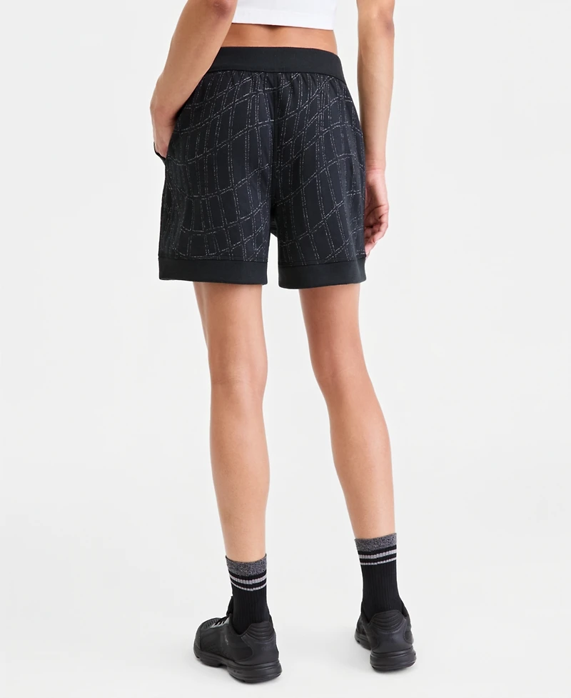 Id Ideology Women's Quilted Reversible Shorts, Macy's Exclusive