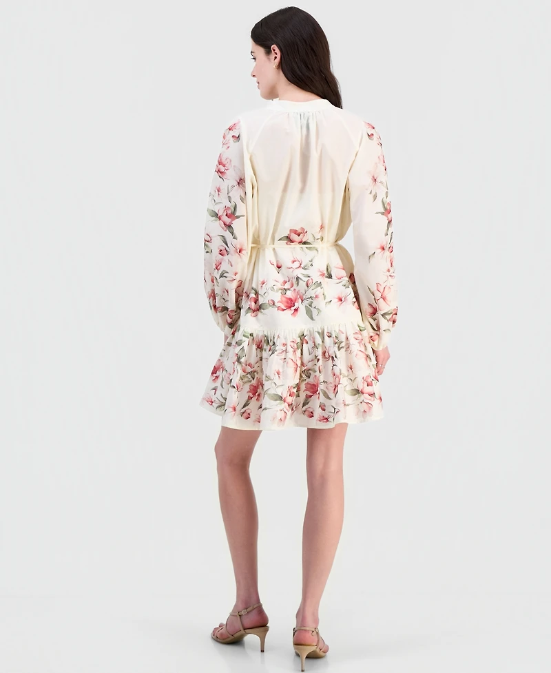 Sam Edelman Women's Cotton Placed-Print Mini Dress