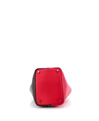 Pre-Owned HERMES Pm Picotin Lock Bag Bicolor Clemence