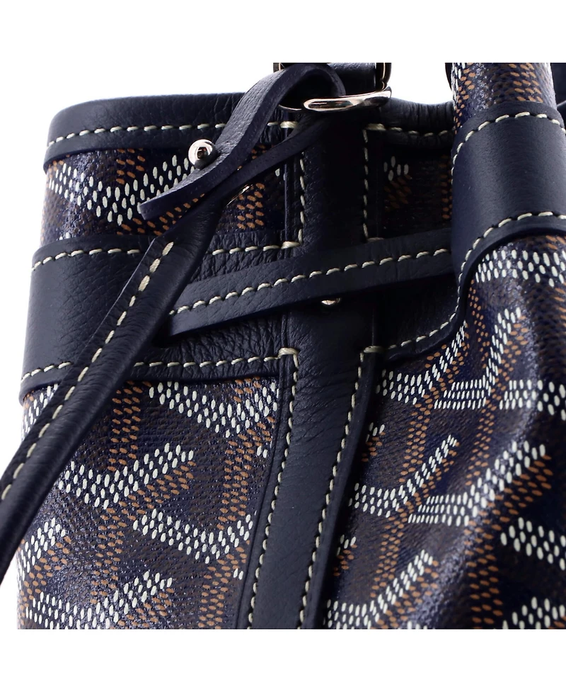 Pre-Owned Goyard Mini Petit Flot Bucket Bag Coated Canvas