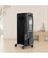 Sugift 1500W Oil Filled Radiator with Digital Controls & 24-Hour Timer