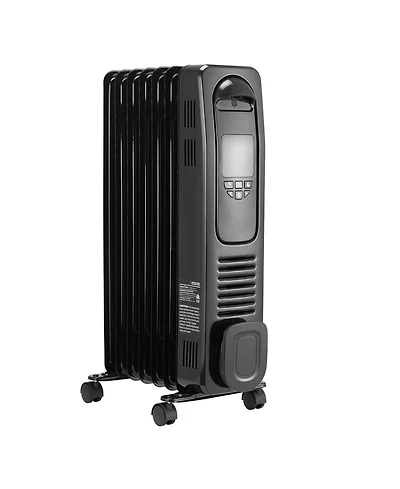Sugift 1500W Oil Filled Radiator with Digital Controls & 24-Hour Timer