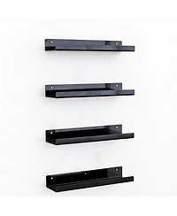 Yigii 4 Pack Acrylic Wall Shelves