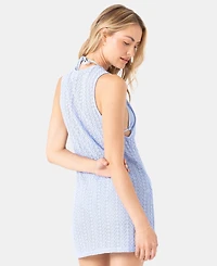 Roxy Women's Crochet Mini Cover-Up Dress