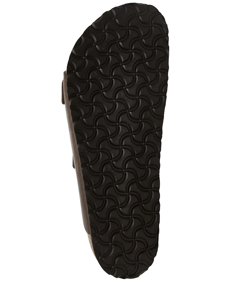 Birkenstock Men's Arizona Essentials Oiled Leather Two-Strap Sandals from Finish Line
