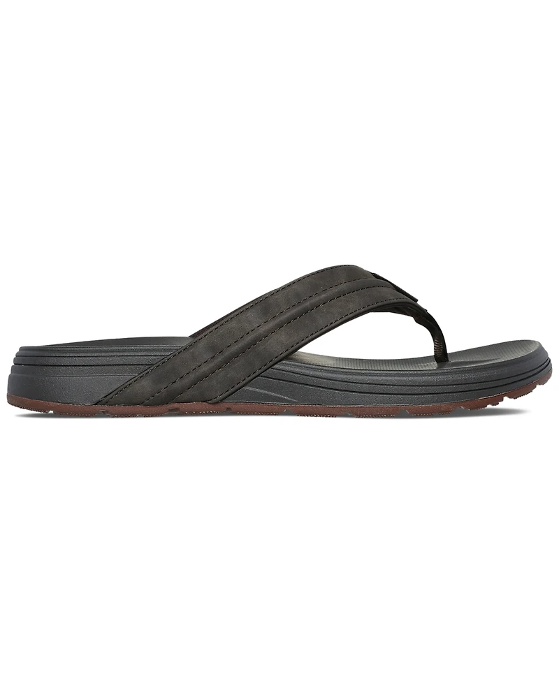 Skechers Men's Relaxed Fit- Patino - Marlee Memory Foam Thong Sandals from Finish Line