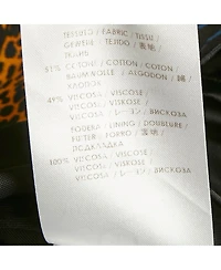 Pre-Owned Alexander Mcqueen Womens Multicolor Printed Cotton Blend Mini Dress